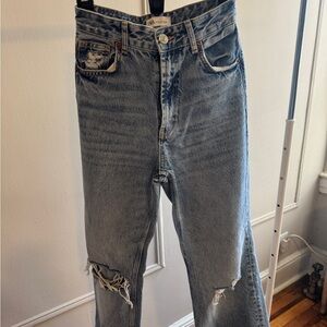 Zara Light Blue Denim Jeans